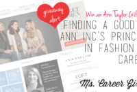 Finding a Good Fit Ann Incs Principle in Fashion and
