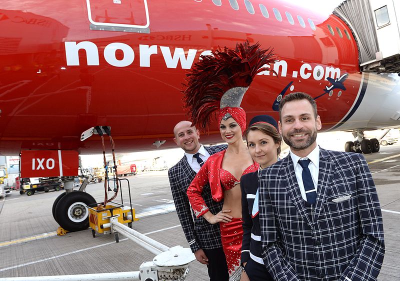 Norwegian Air Shuttle celebrates launch of Gatwick–Las Vegas flight 3